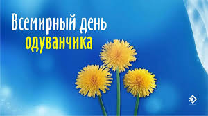 День одуванчика День одуванчика.